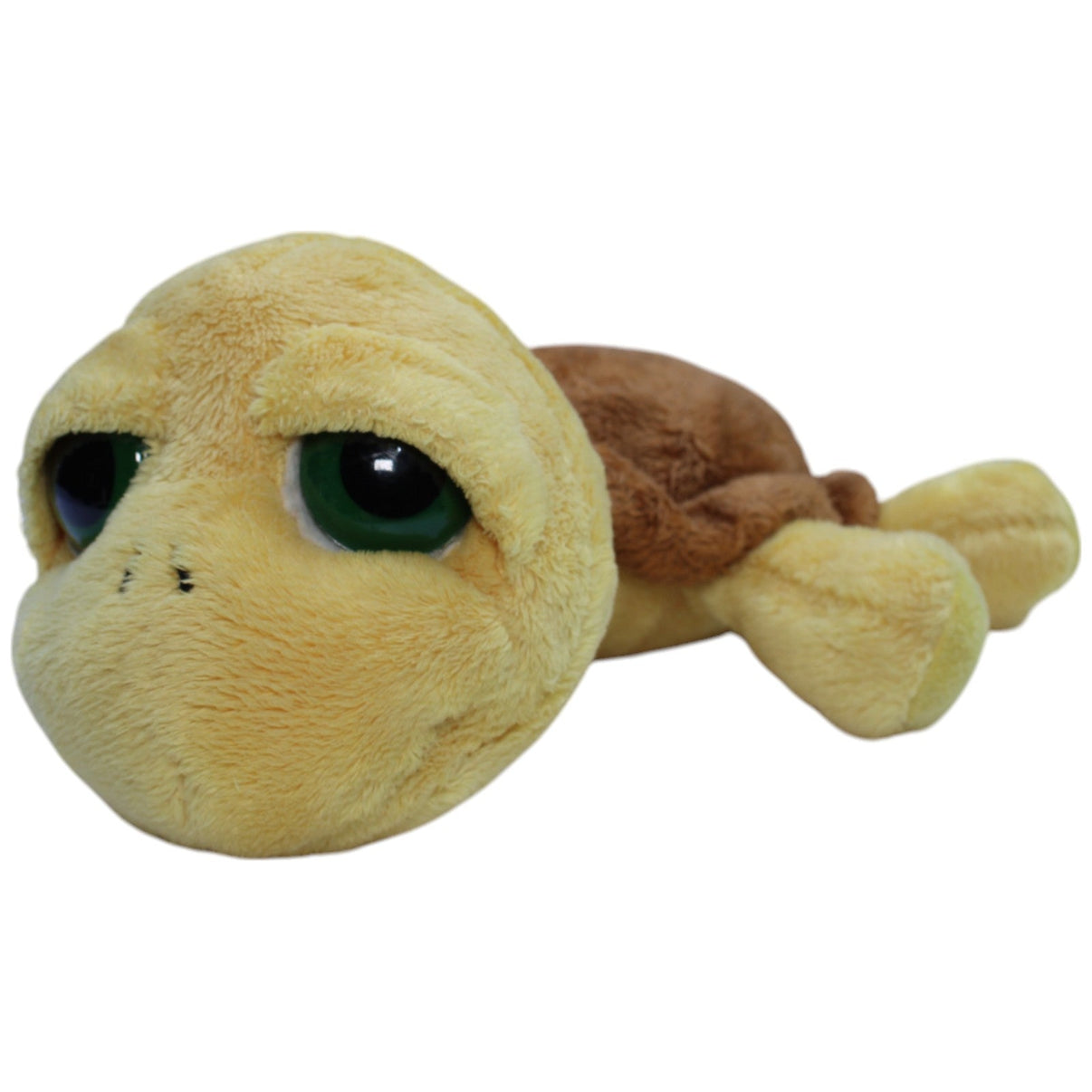 123000012703 Unbekannt Gelbe Schildkröte mit braunem Panzer Kuscheltier Kumpel Leo Gebraucht