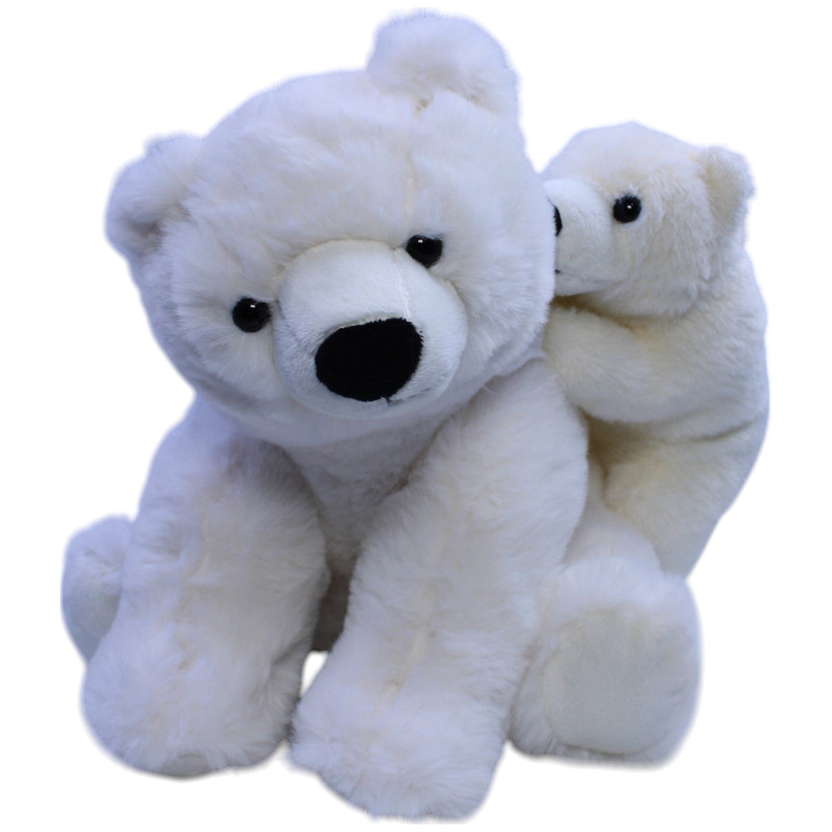 123000012870 Heunec Eisbär - Mama mit Baby Kuscheltier Kumpel Leo Gebraucht