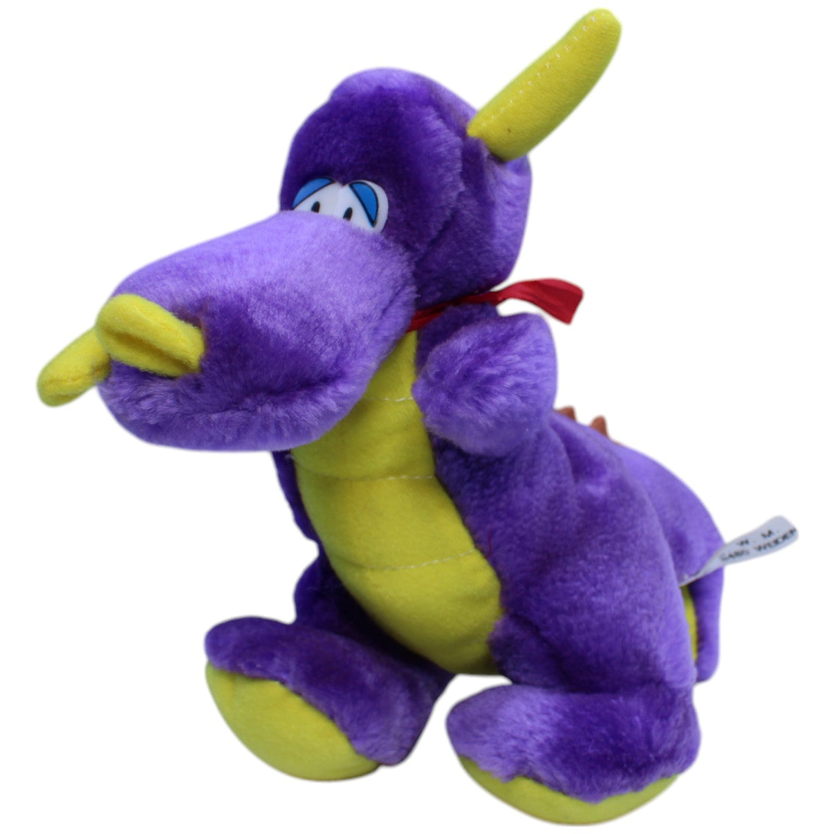 123000013284 B. W. M. Drache, lila Kuscheltier Kumpel Leo Gebraucht Vintage