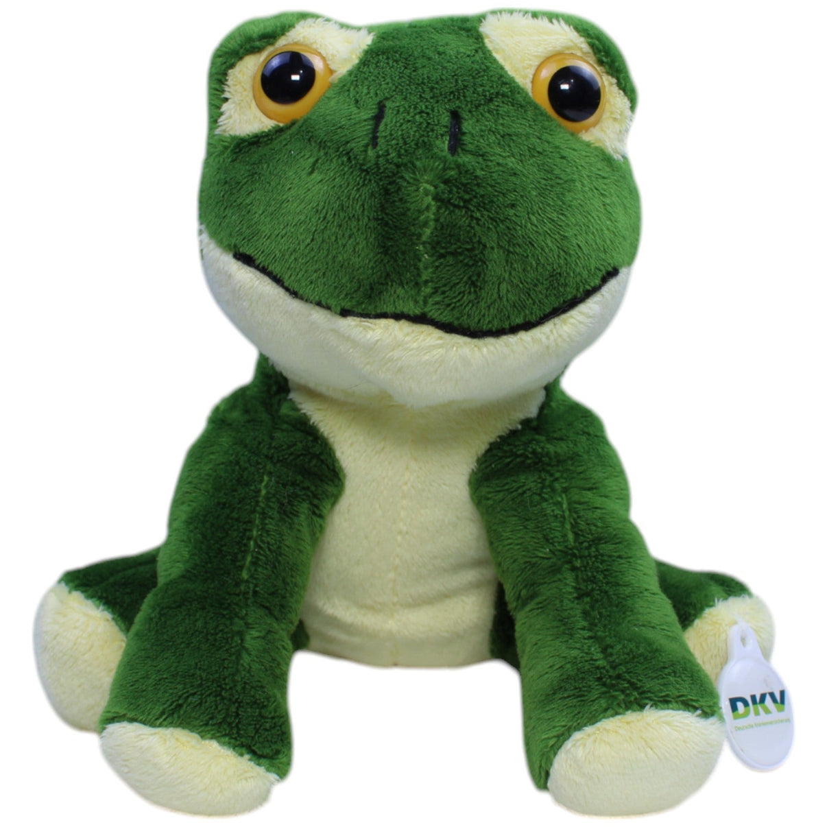 123000013373 Minifeet Süßer DKV Frosch, sitzend Kuscheltier Kumpel Leo Gebraucht