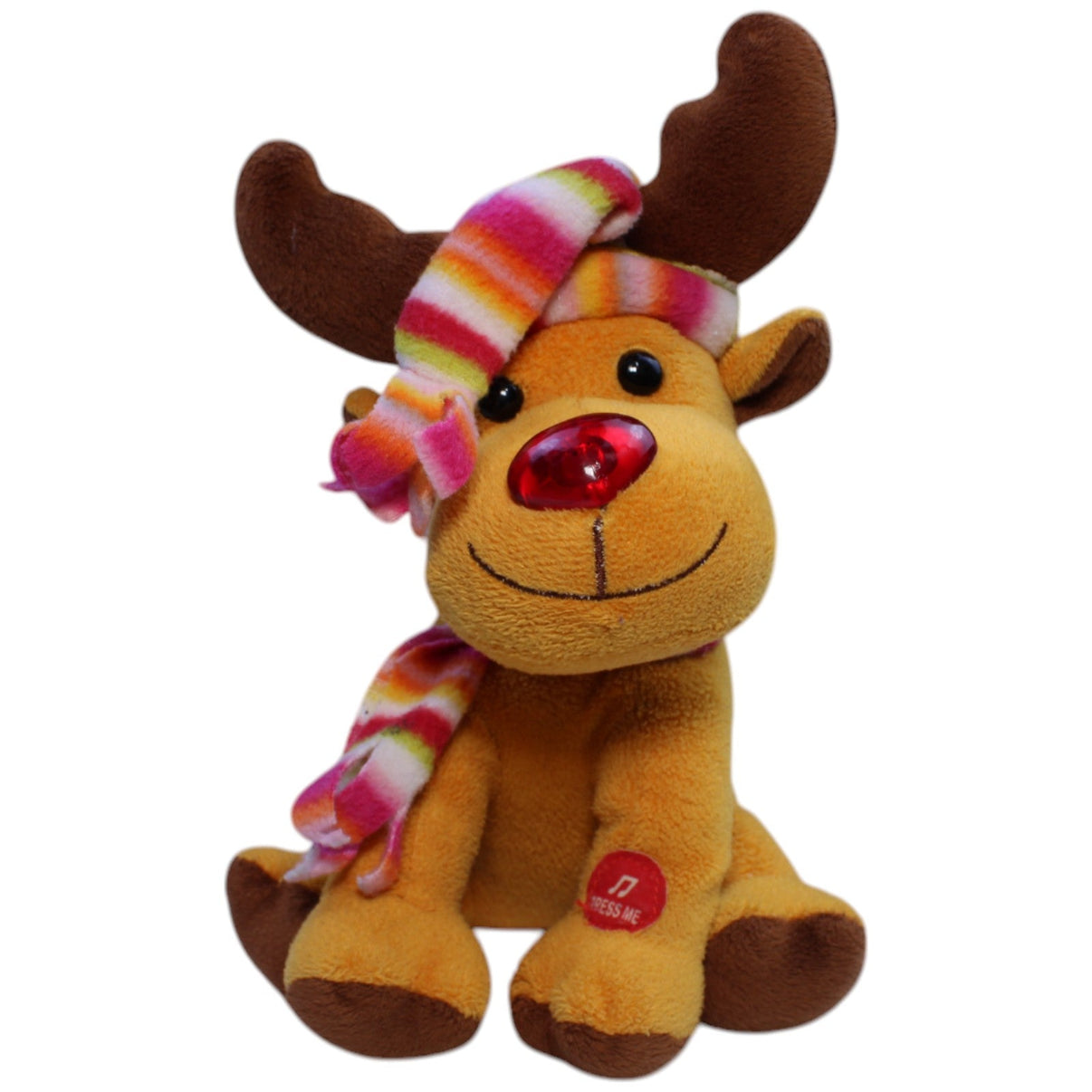 123000013431 Windel Rentier mit Sound & leuchtender Nase Kuscheltier Kumpel Leo Gebraucht