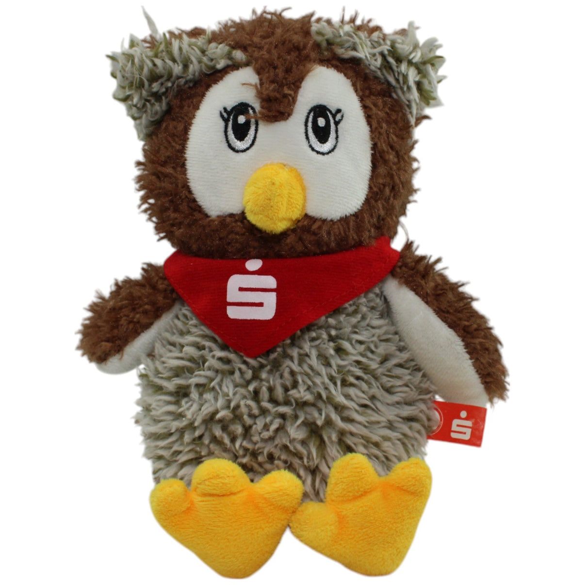 123000013665 ESCHA Sparkasse, Eule mit Halstuch Kuscheltier Kumpel Leo Gebraucht
