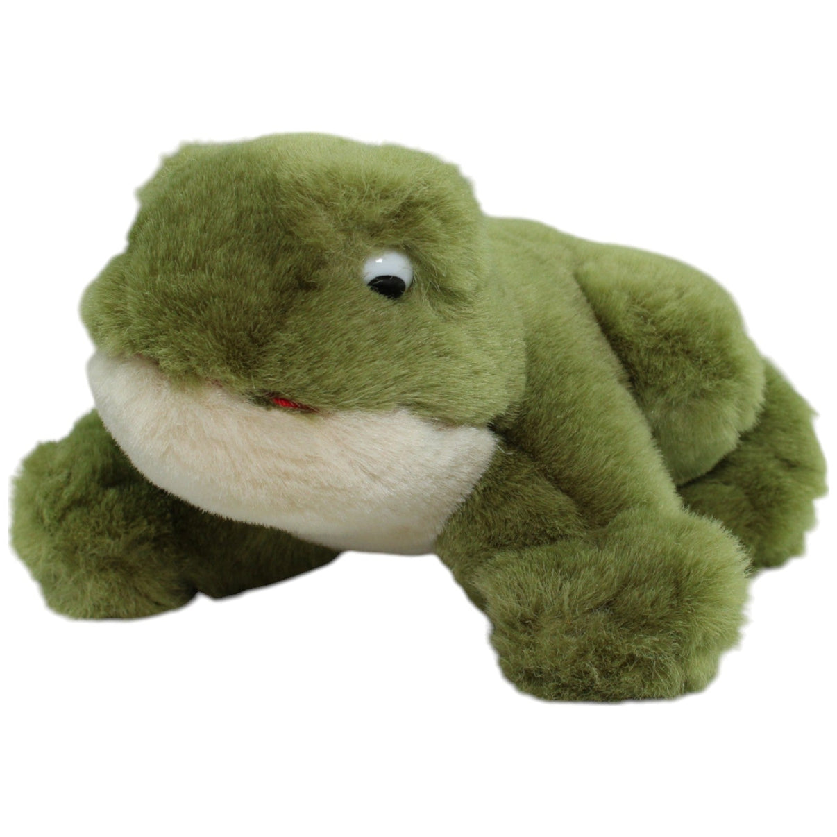 123000013711 PLÜTI nova Hübscher grüner Frosch Kuscheltier Kumpel Leo DDR Gebraucht Vintage