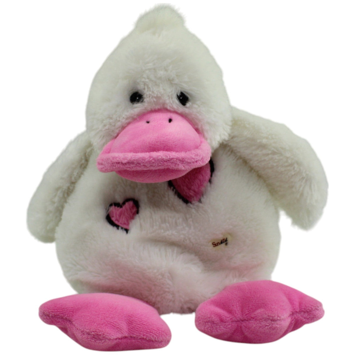 123000013848 Sunkid Ente mit Herzen & pinkem Schnabel Kuscheltier Kumpel Leo Gebraucht