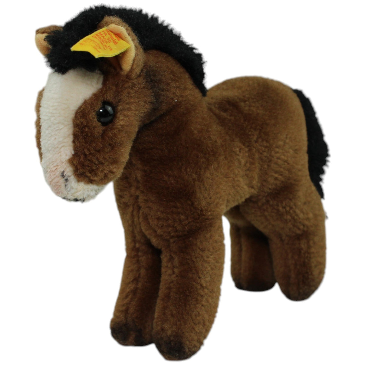 123000013924 Steiff Kleines Pferd, braun (1522/14) Kuscheltier Kumpel Leo _Vintage_ Gebraucht Vintage