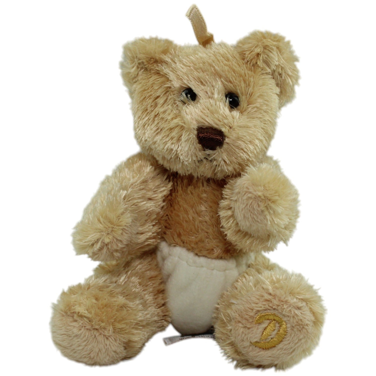 123000013946 Douglas Douglas Teddybär 2004 mit Windel "BABY´S FIRST CHRISTMAS" Kuscheltier Kumpel Leo _Vintage_ Gebraucht Vintage