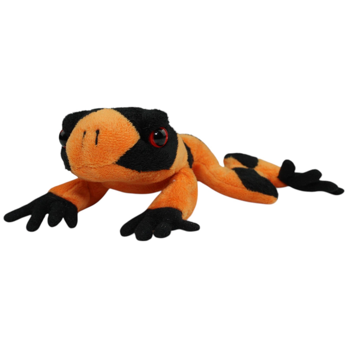 123000014006 PIA International Soft Toys Frosch, orange - schwarz Kuscheltier Kumpel Leo Frosch Gebraucht
