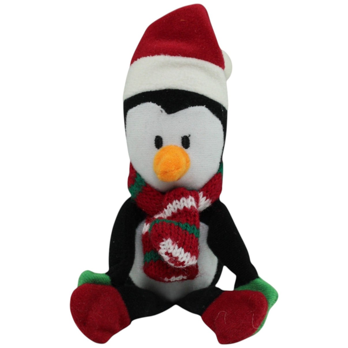 123000014051 Unbekannt Winterlicher Pinguin mit magnetischen Händen & Füßen Kuscheltier Kumpel Leo Gebraucht