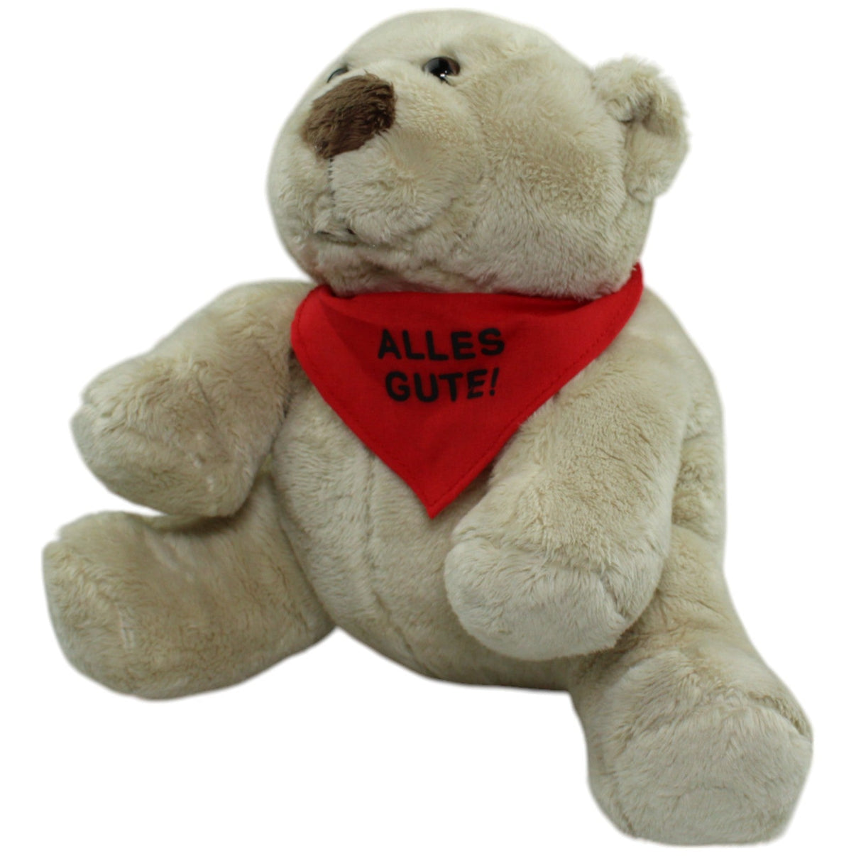 123000014119 Mathias Pamer Tröster - Teddy mit Halstuch "Alles Gute!" Kuscheltier Kumpel Leo Gebraucht Teddy Teddybär