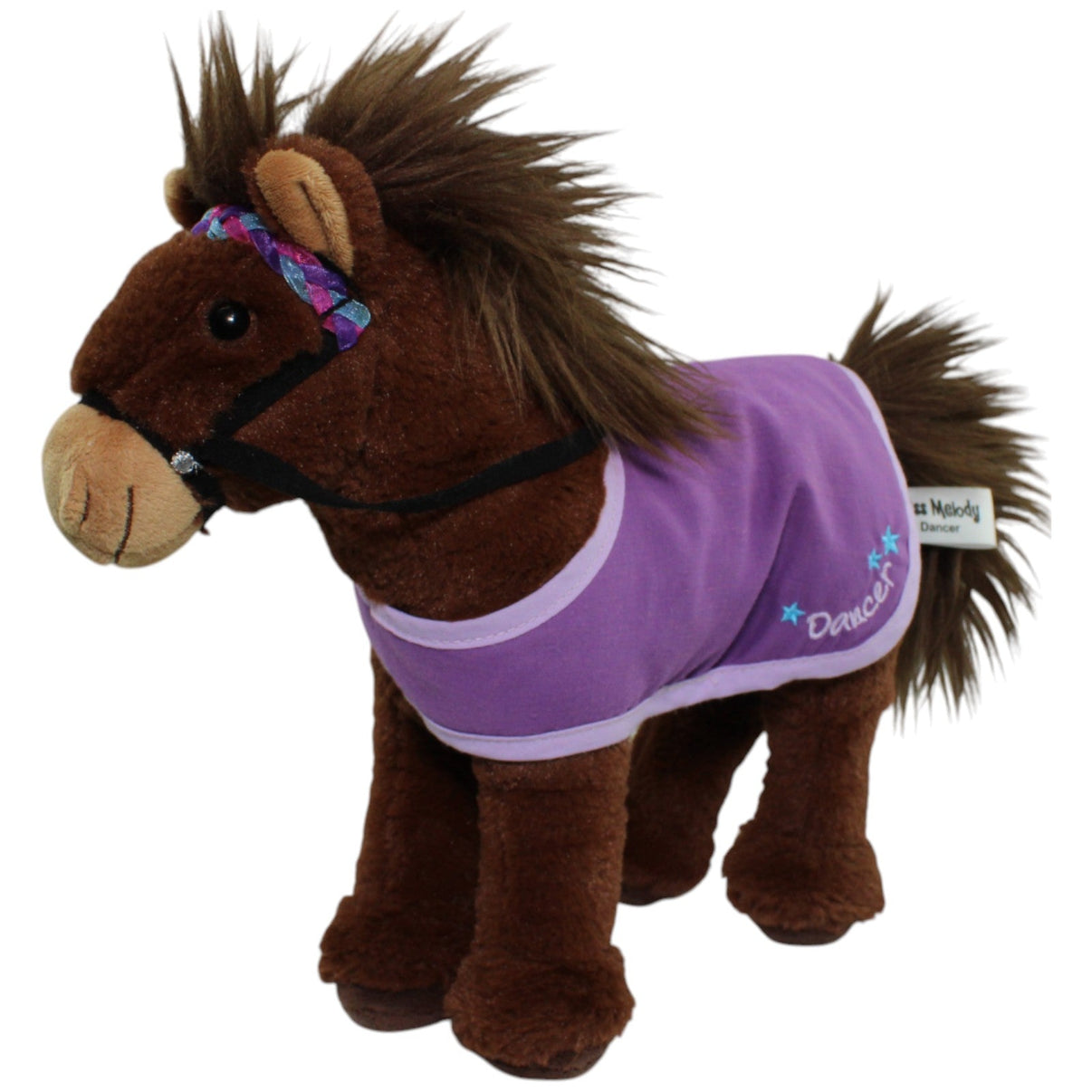 123000014143 Depesche Dancer von Miss Melody, braunes Pferd mit Decke & Zaumzeug Kuscheltier Kumpel Leo Gebraucht