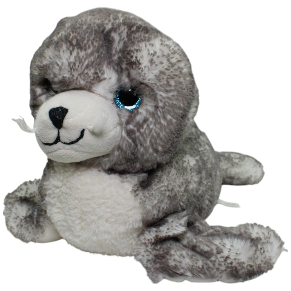 123000014163 Dressler & Zimmerhackl Süße Robbe mit Glitzeraugen Kuscheltier Kumpel Leo Gebraucht