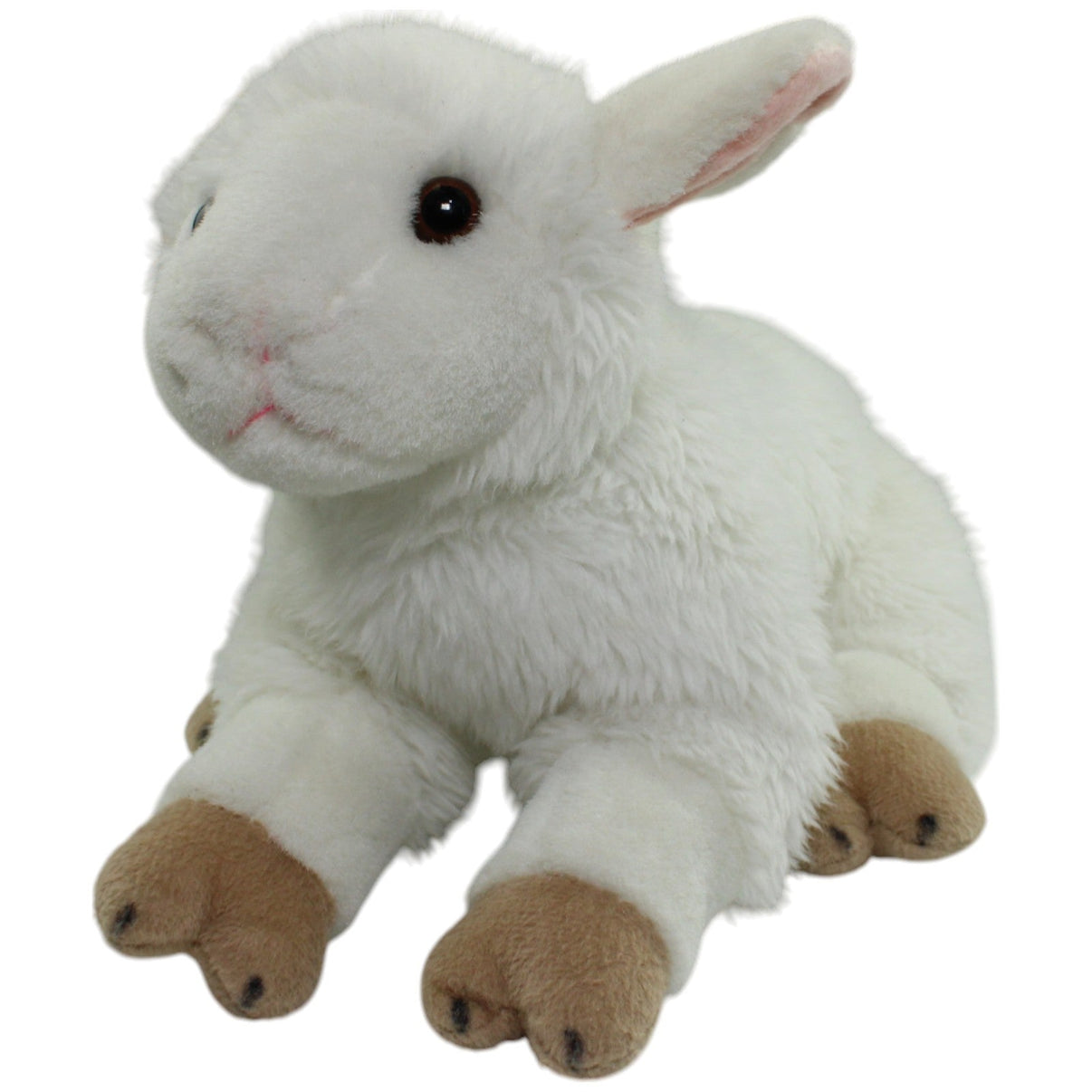 123000014165 Unbekannt Hübsches Lamm, liegend Kuscheltier Kumpel Leo Gebraucht Schaf