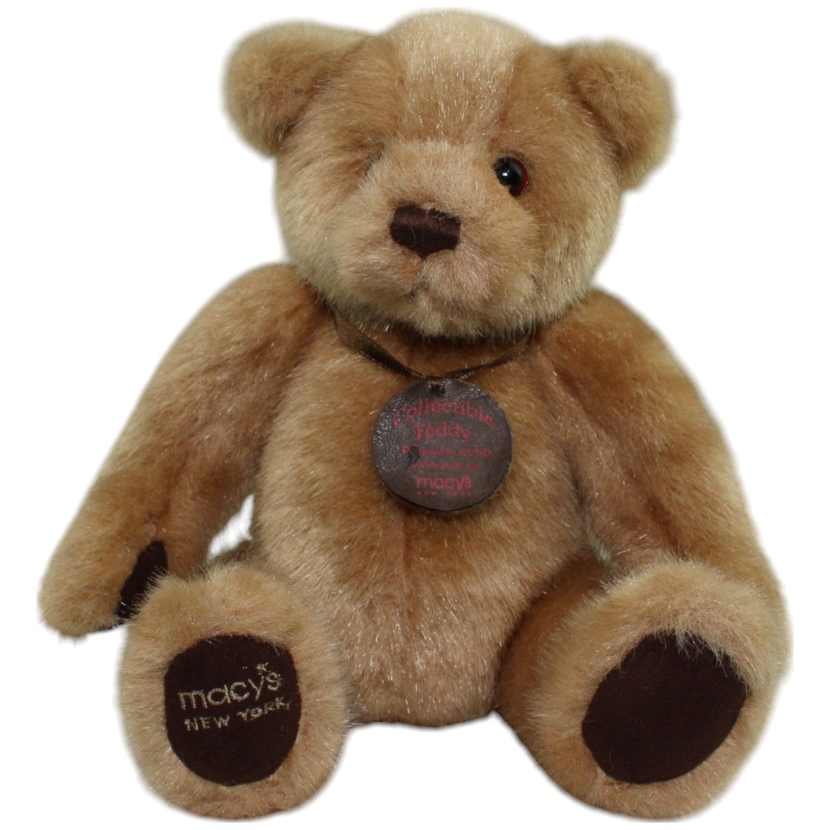 123000014170 GUND Macy's New York, Teddy mit beweglichen Gliedern Kuscheltier Kumpel Leo Gebraucht Teddy Teddybär