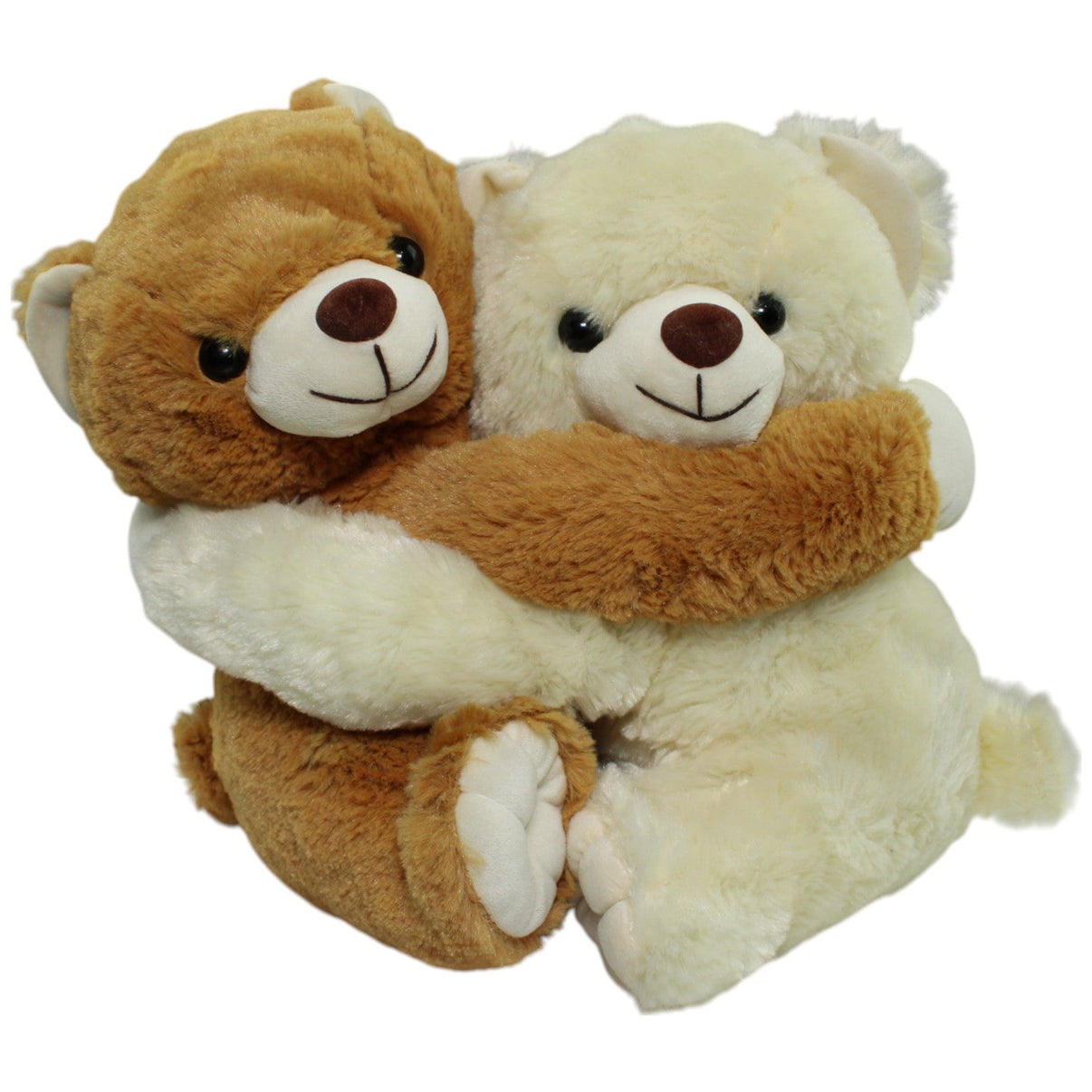 123000014173 Unbekannt Umarmende Bär mit Kletthänden, braun & beige Kuscheltier Kumpel Leo Bär Gebraucht