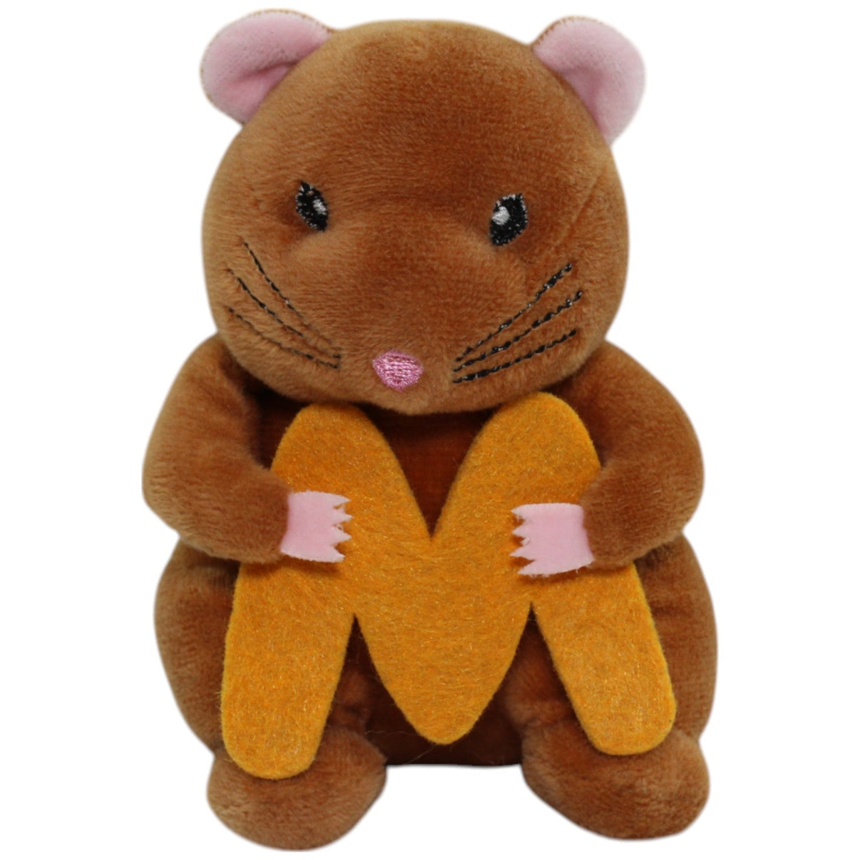 123000014184 Hachette Brauner Hamster mit Buchstabe M Kuscheltier Kumpel Leo Gebraucht