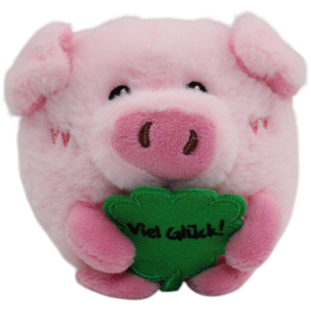 123000014191 ROSSMANN IDEENWELT, rundes Glücksschwein "Viel Glück!" Kuscheltier Kumpel Leo Gebraucht