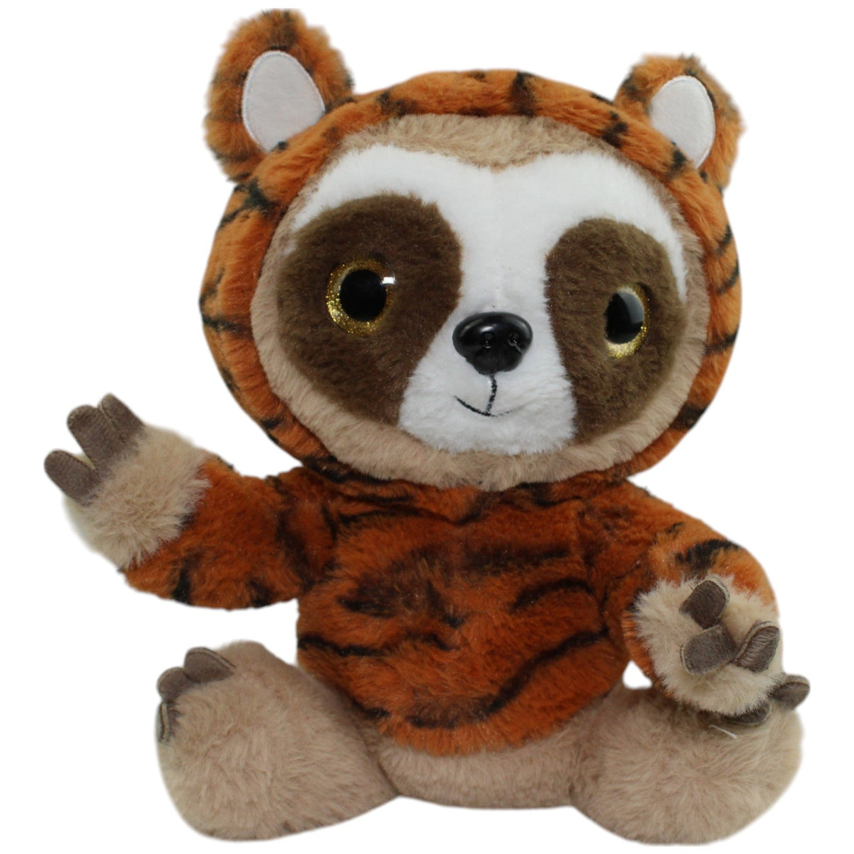 123000014197 FLOTI Flos Toys, superweiches Faultier im Tiger - Pullover Kuscheltier Kumpel Leo Gebraucht