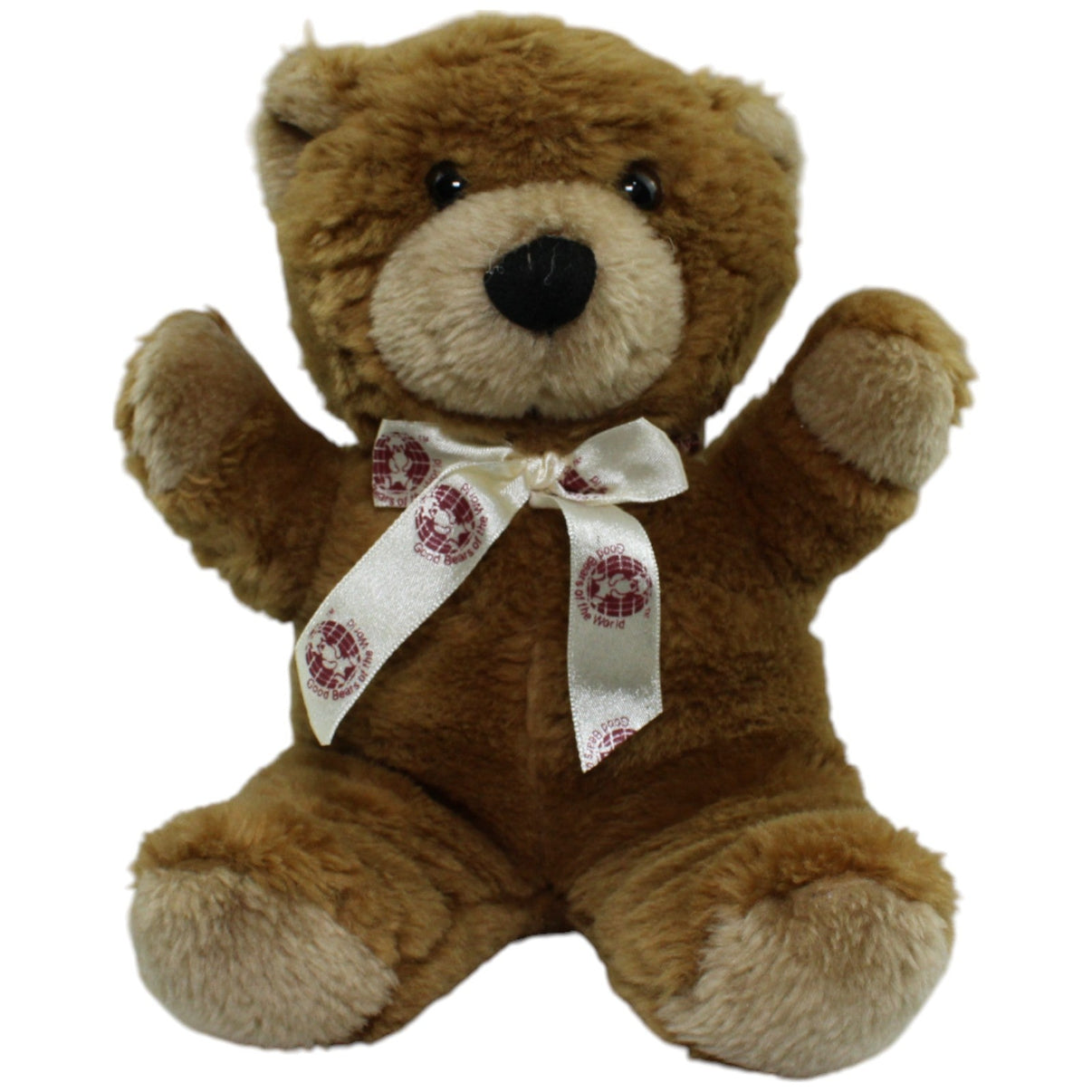 123000014219 United Thai Pro Good Bears of the World 2014, brauner Teddy Kuscheltier Kumpel Leo Gebraucht Teddy Teddybär