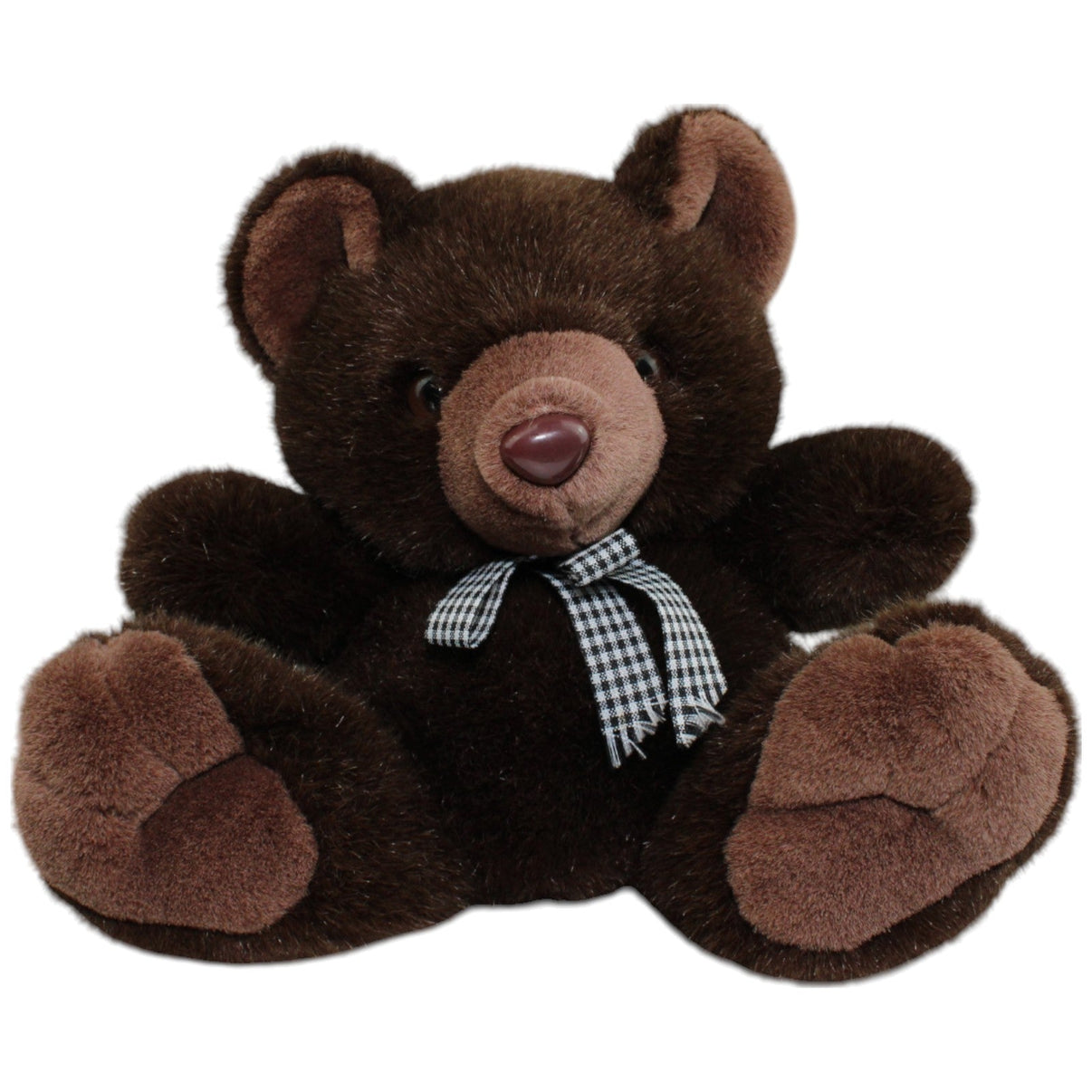 123000014228 Simba Super Toys, süßer Braunbär mit Schleife Kuscheltier Kumpel Leo Bär Gebraucht