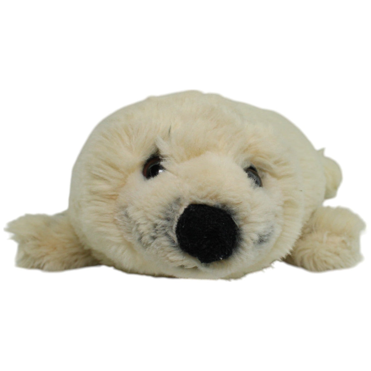 123000014230 Unbekannt Beige Robbe, liegend Kuscheltier Kumpel Leo Gebraucht