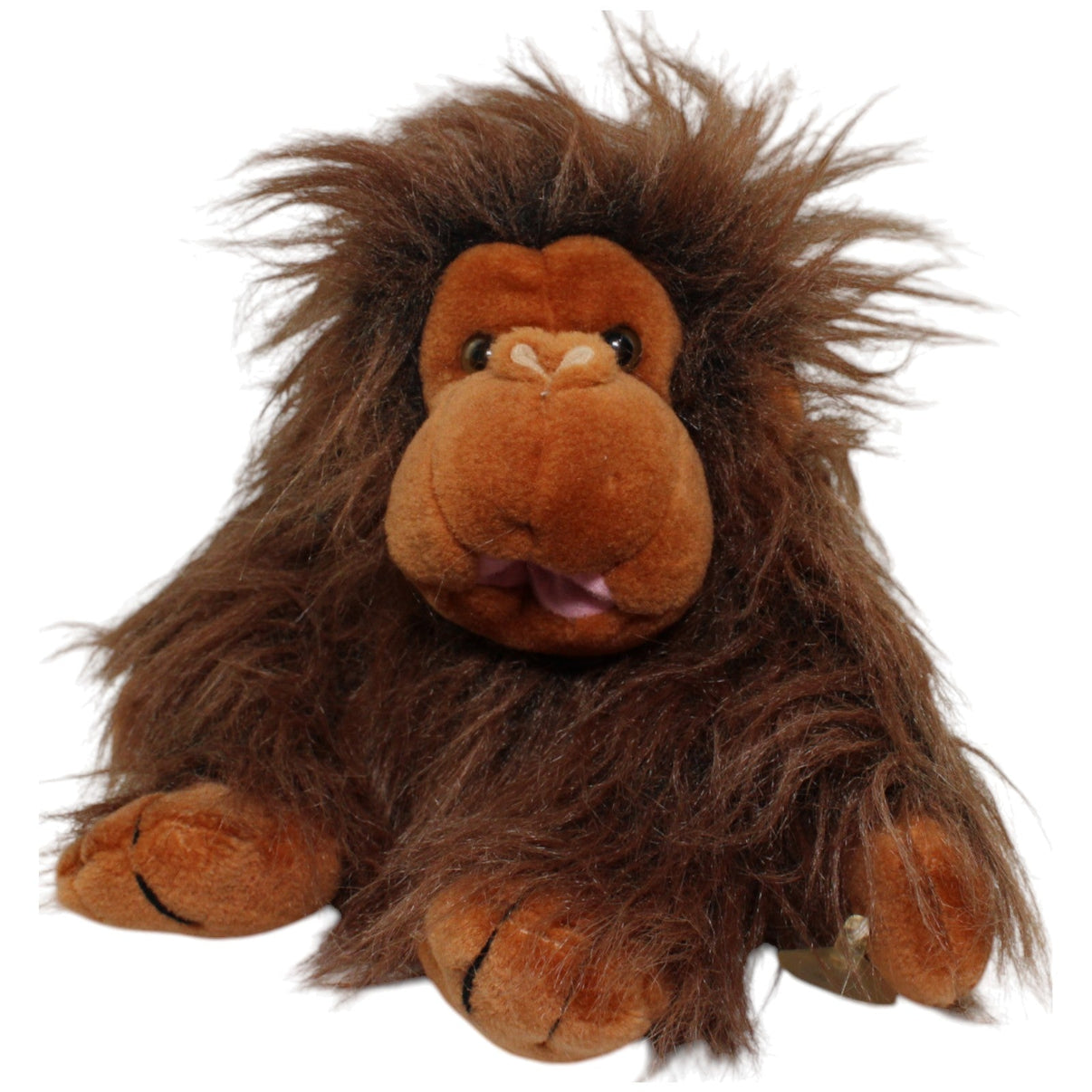 123000014233 Paul Hamburg Zotteliger Affe mit Saugnäpfen, braun Kuscheltier Kumpel Leo Affe Gebraucht