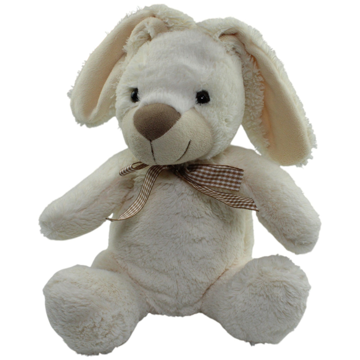 123000014252 Michel Toys Süßer Hase mit langen Ohren, sitzend Kuscheltier Kumpel Leo Gebraucht