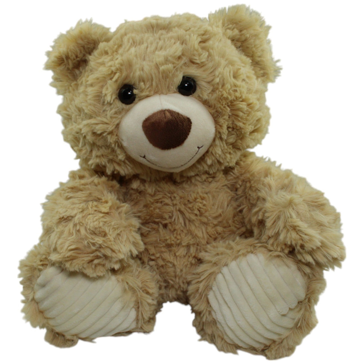 123000014290 Vedes Großer zotteliger Teddybär, beige Kuscheltier Kumpel Leo Gebraucht Teddy Teddybär