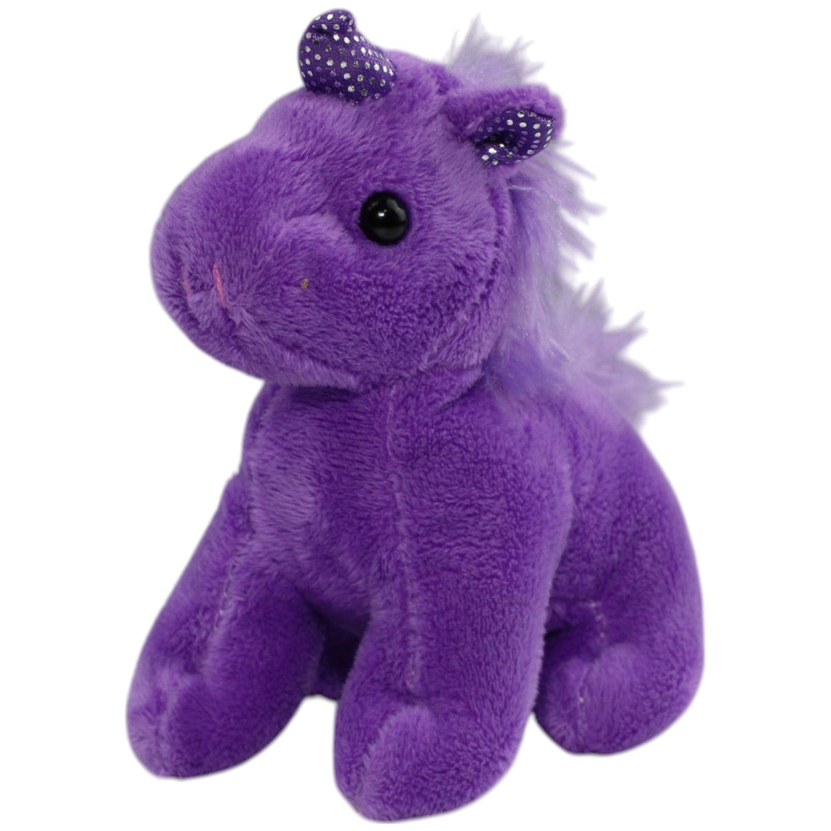 123000014291 Rasehorn Lila Einhorn, klein Kuscheltier Kumpel Leo Gebraucht