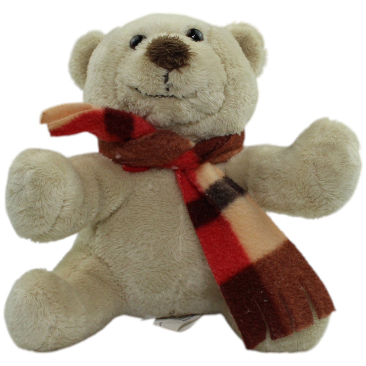 123000014309 Mathias Pamer Tröster - Teddy mit buntem Schal Kuscheltier Kumpel Leo Gebraucht Teddy Teddybär