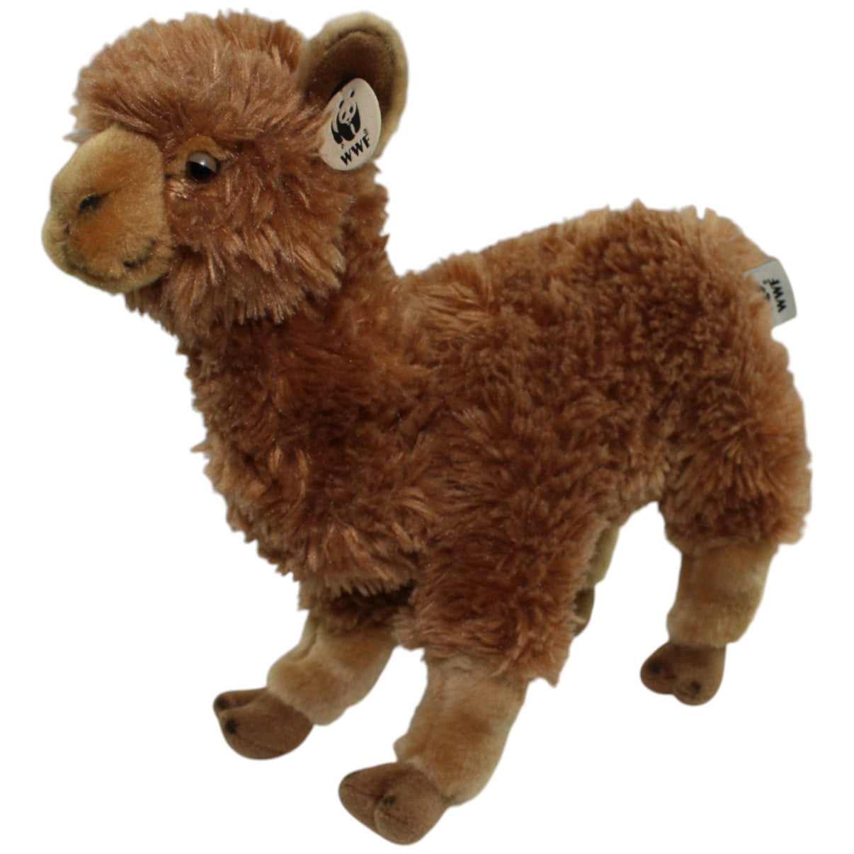 123000014347 Bon Ton Toys WWF, braunes Alpaka Kuscheltier Kumpel Leo Gebraucht