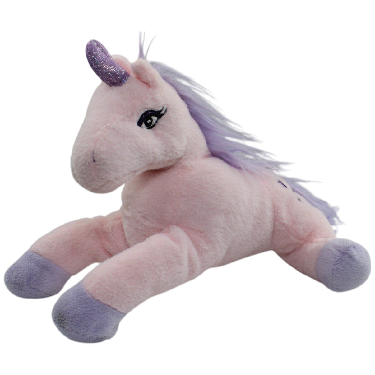 123000014353 Toy Place Rosa Einhorn mit Blumen, liegend Kuscheltier Kumpel Leo Gebraucht Müller