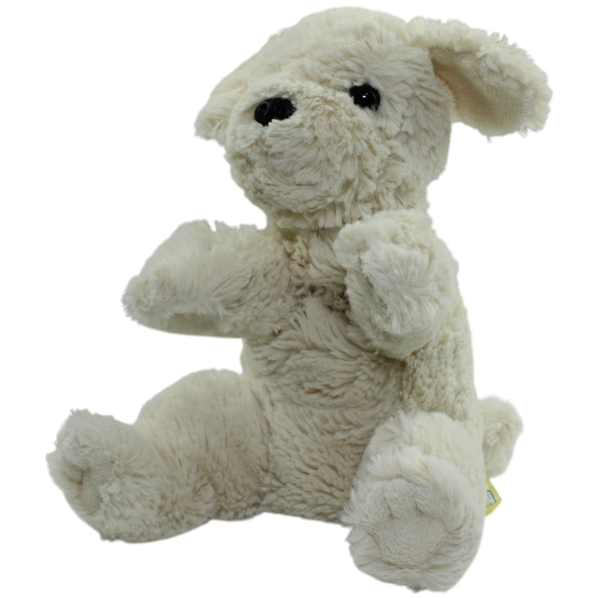 123000014367 Bob der Bär Weißer weicher Hund Kuscheltier Kumpel Leo Gebraucht