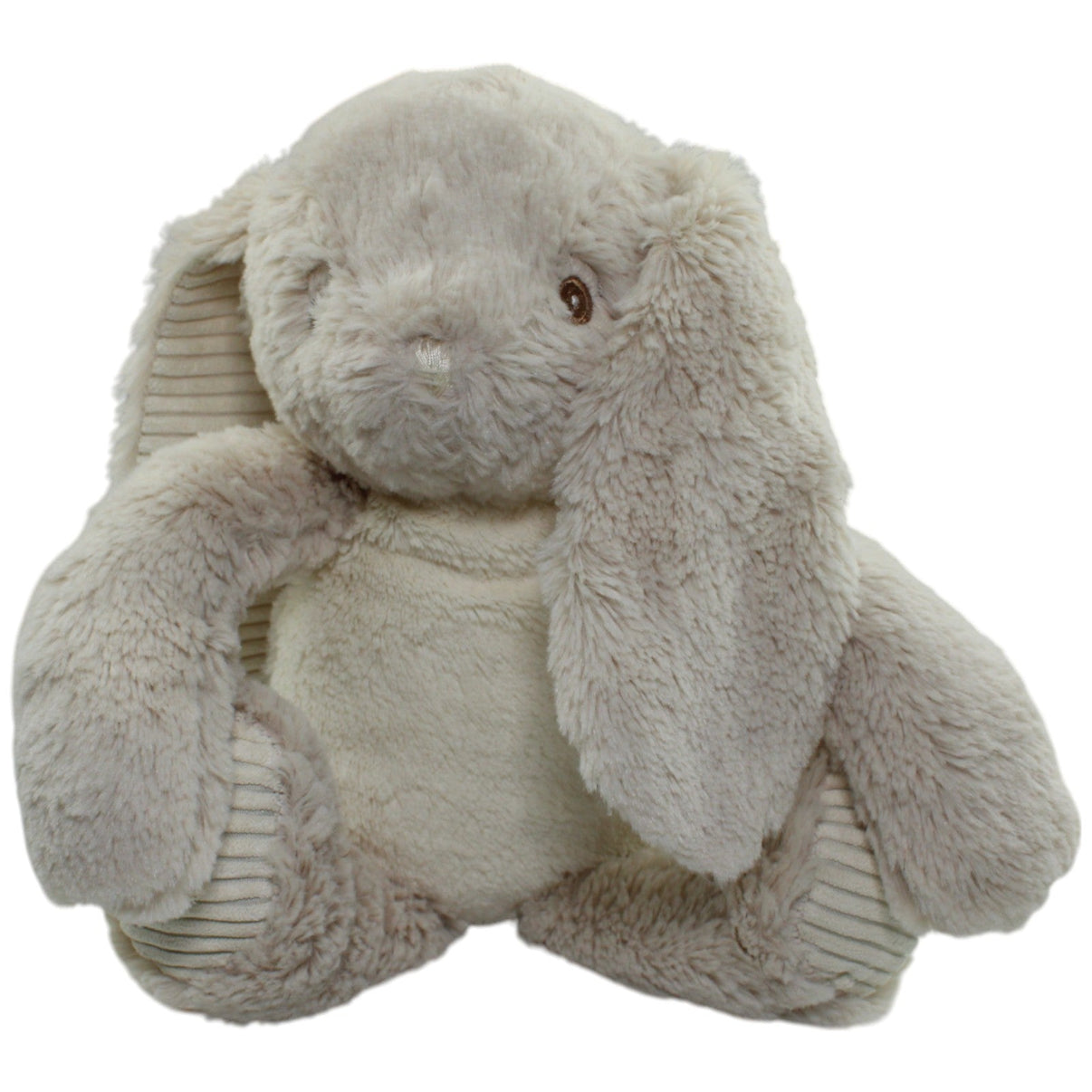 123000014399 Mumbles Beiger Hase mit Cord - Ohren und Klett Kuscheltier Kumpel Leo Gebraucht
