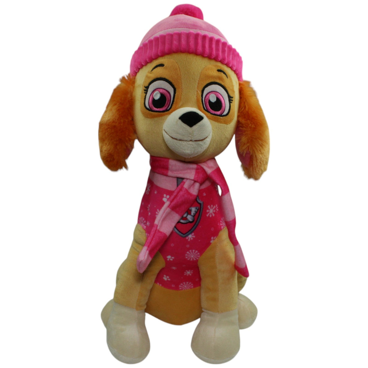 123000014453 Sambro XL Skye mit Mütze und Schal aus Paw Patrol Kuscheltier Kumpel Leo Gebraucht Hund