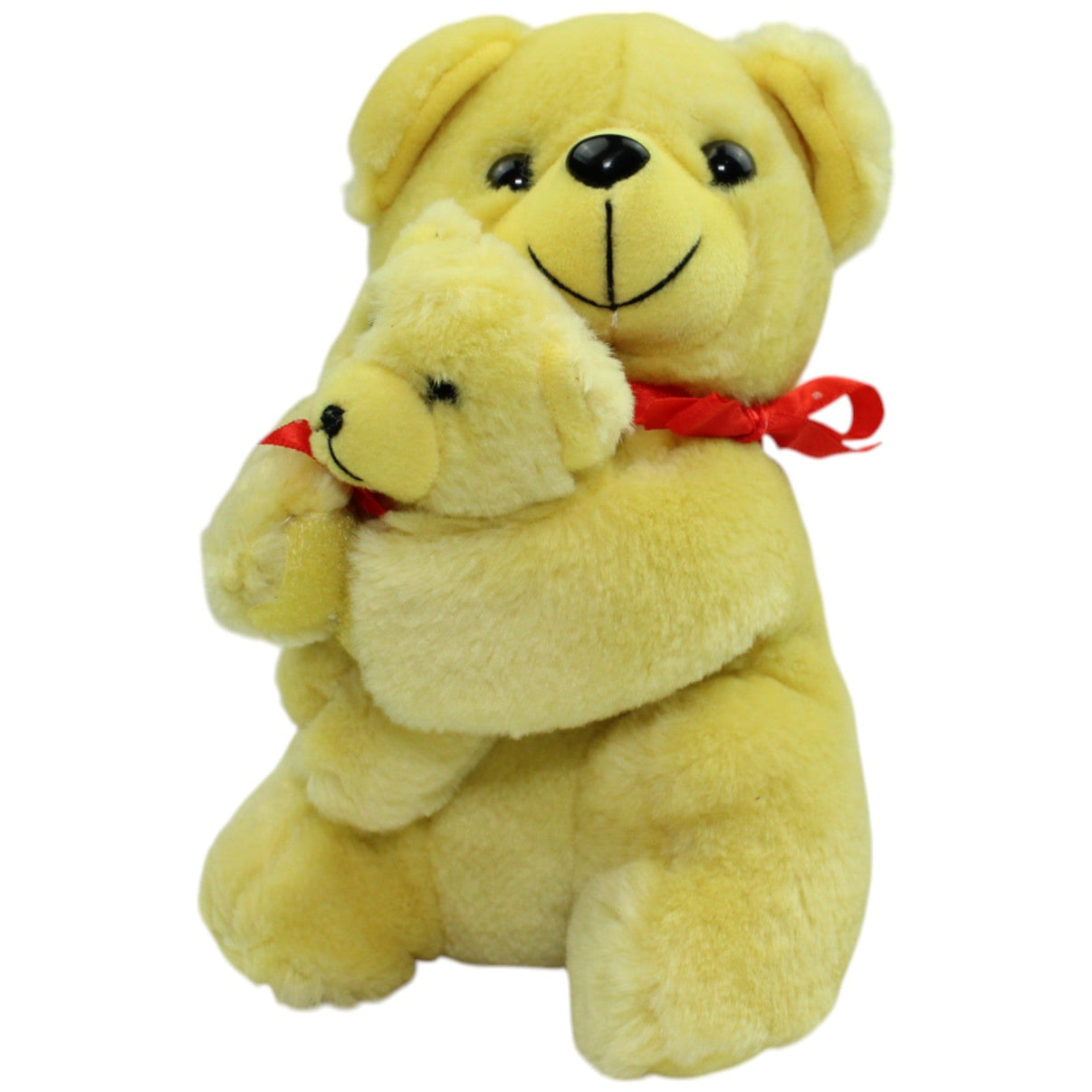 123000014504 JPM International Gelber Teddybär mit Baby Kuscheltier Kumpel Leo Gebraucht
