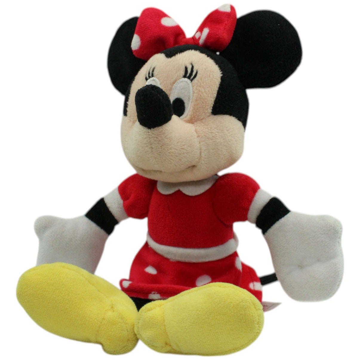 123000014565 Nicotoy Disney Minnie Maus mit rot - gepunktetem Kleid Kuscheltier Kumpel Leo Disney Gebraucht