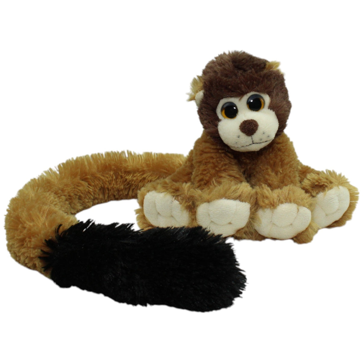 123000014629 Nature Planet Hellbrauner Kapuzineraffe mit langem Schwanz Kuscheltier Kumpel Leo Affe Gebraucht