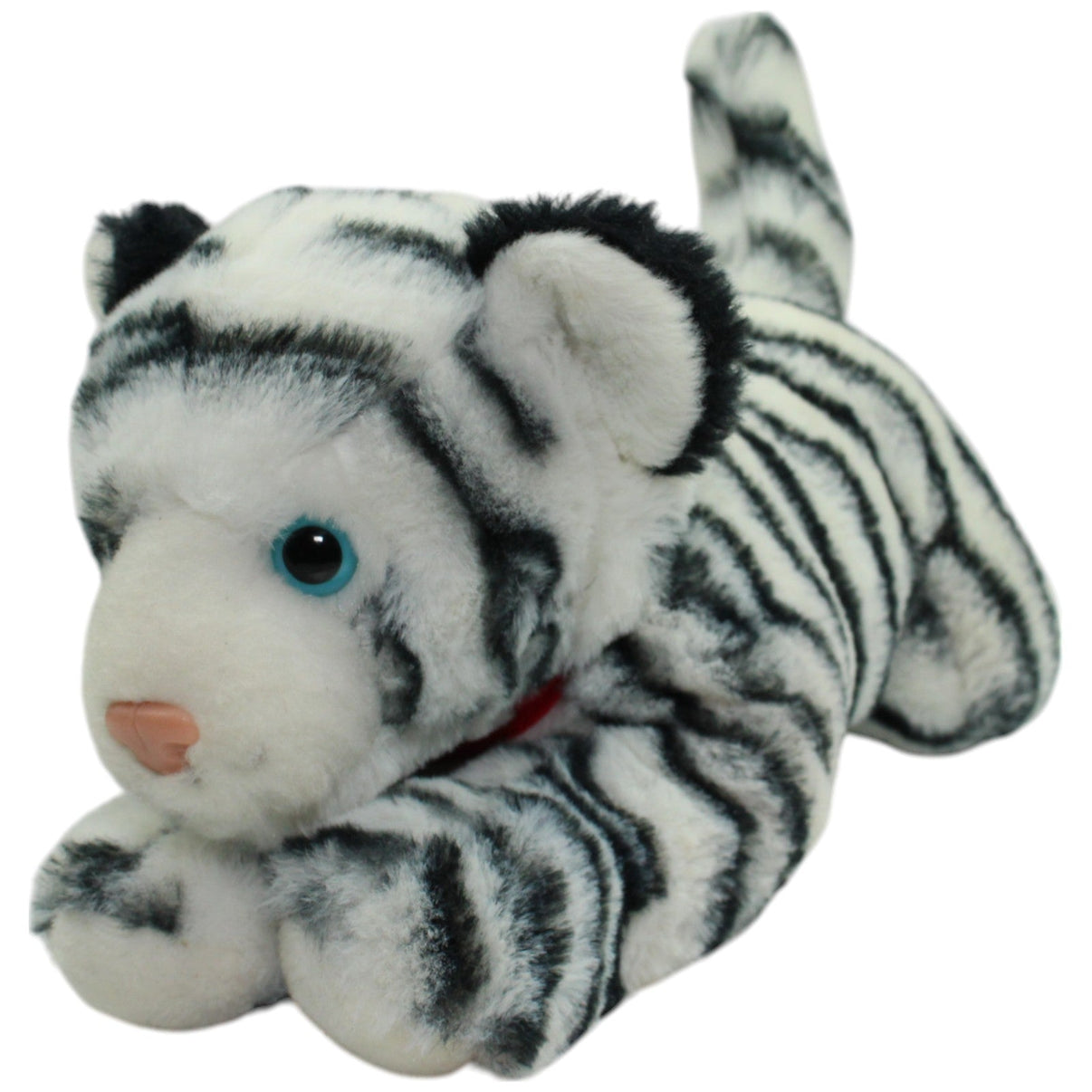 123000014636 SEMO Weißer Tiger mit Halstuch "Kölner Zoo" Kuscheltier Kumpel Leo Gebraucht Raubkatze