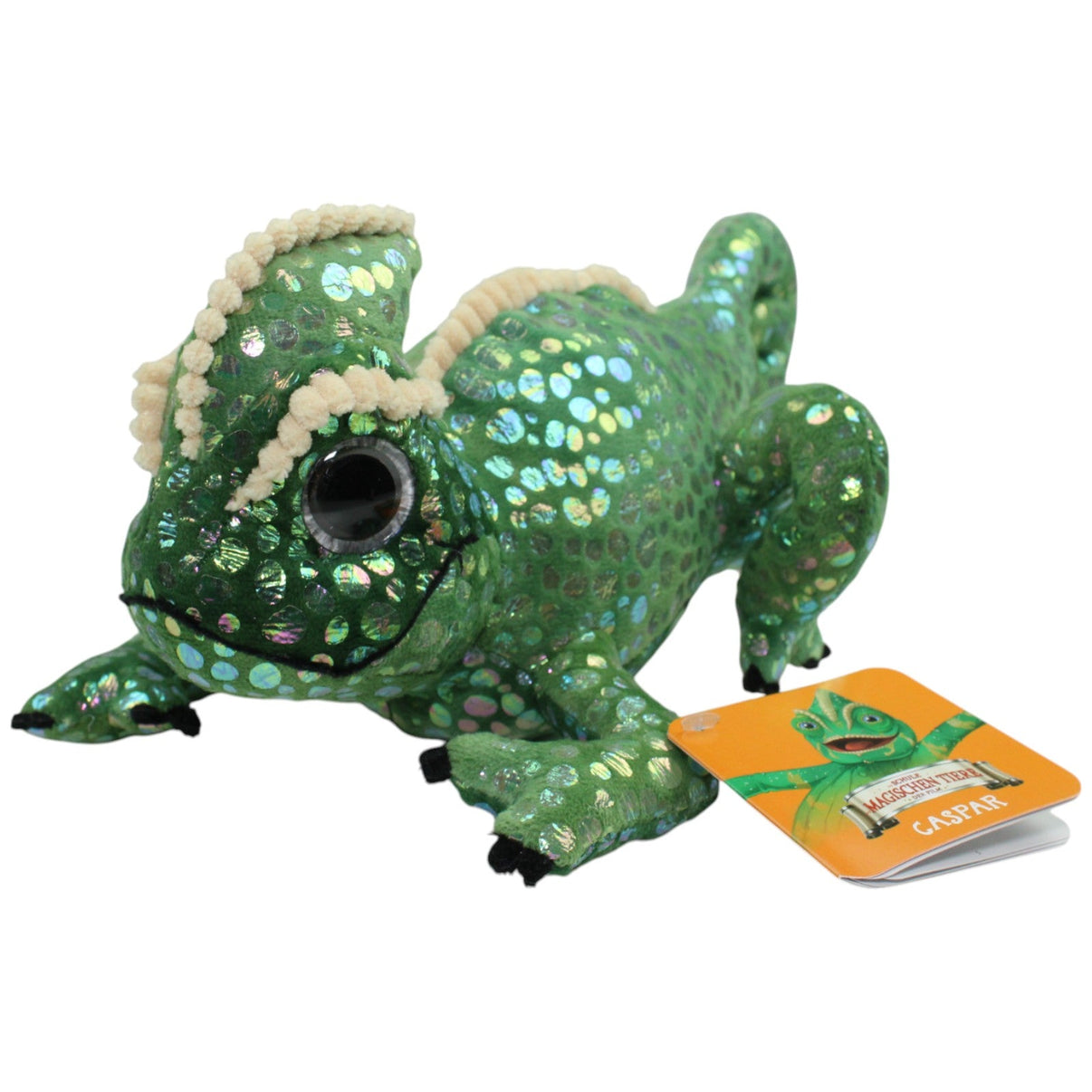 123000014654 TCC Global Chamäleon aus Die Schule der Magischen Tier: Der Film Kuscheltier Kumpel Leo neu Reptil