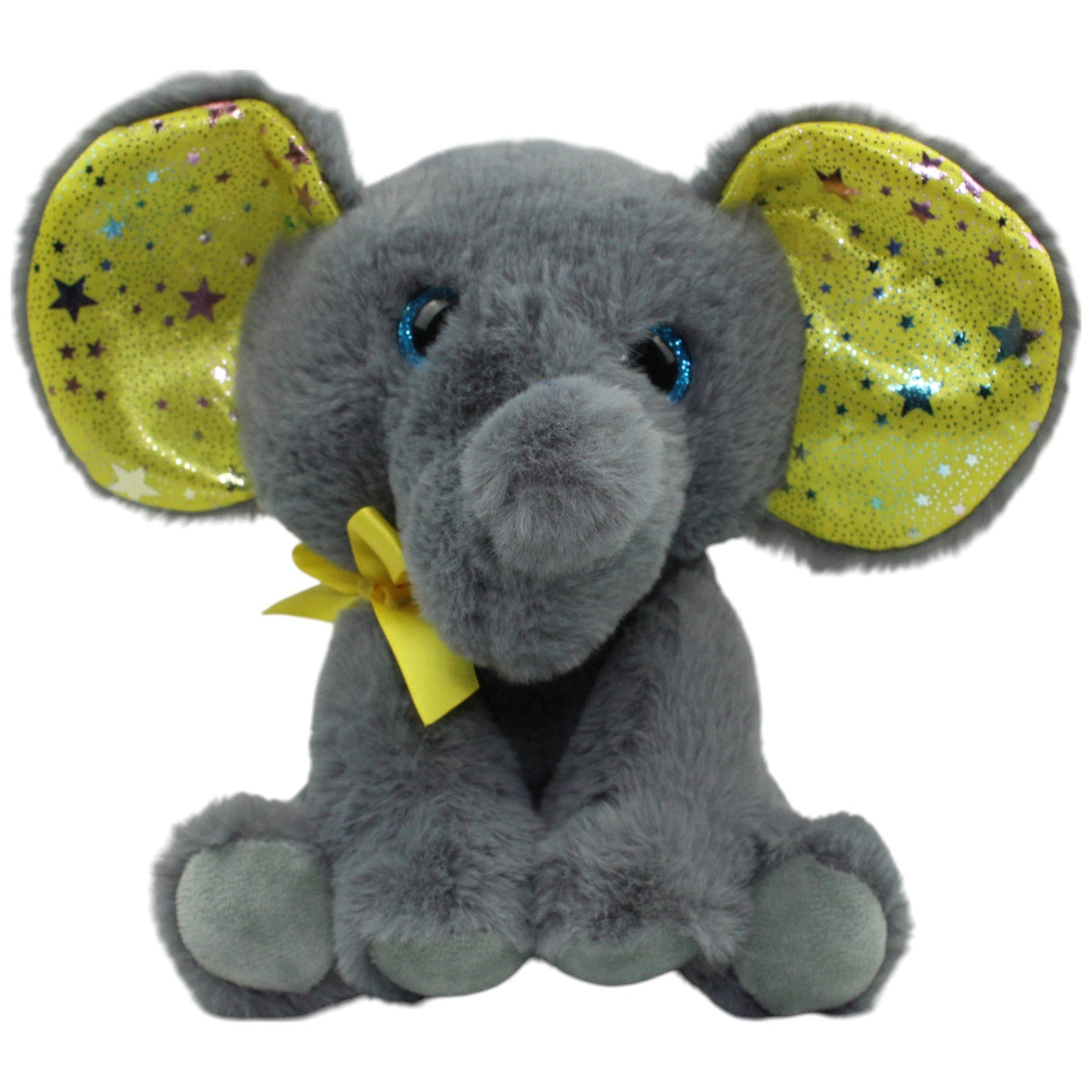 123000014820 Landahl & Baumann Süßer Elefant mit gelben Glitzer - Ohren Kuscheltier Kumpel Leo Gebraucht