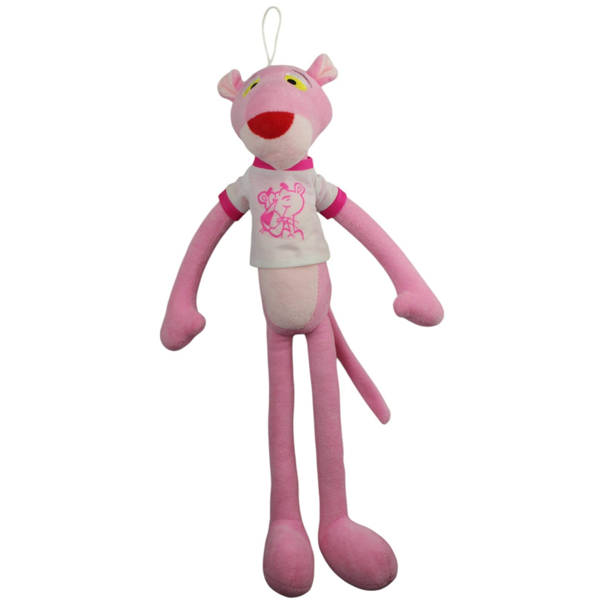 123000014935 Unbekannt XL Rosaroter Panther mit T-Shirt Kuscheltier Kumpel Leo Gebraucht