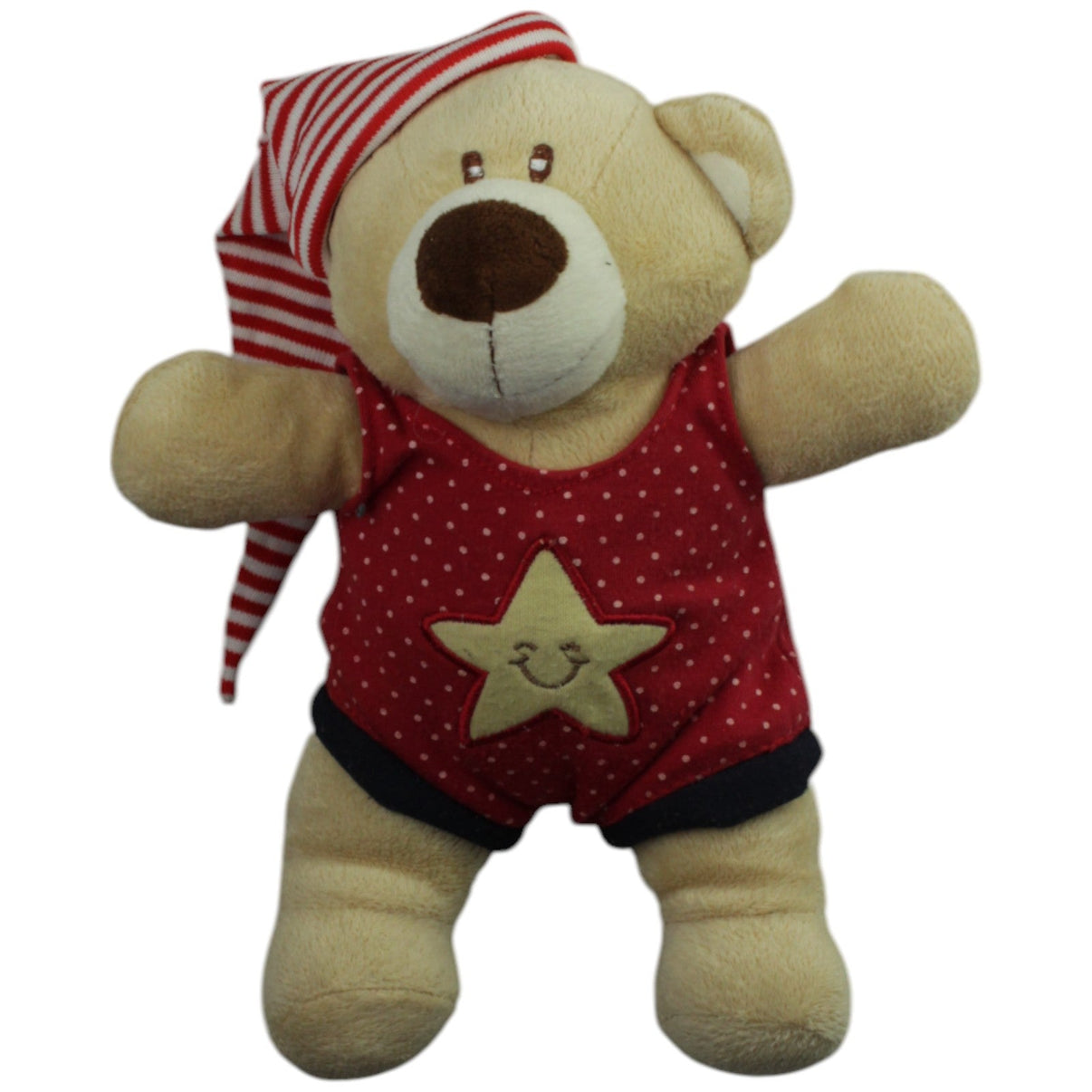 123000015228 Simba ABC Teddybär mit Schlafmütze, rot Kuscheltier Kumpel Leo Gebraucht