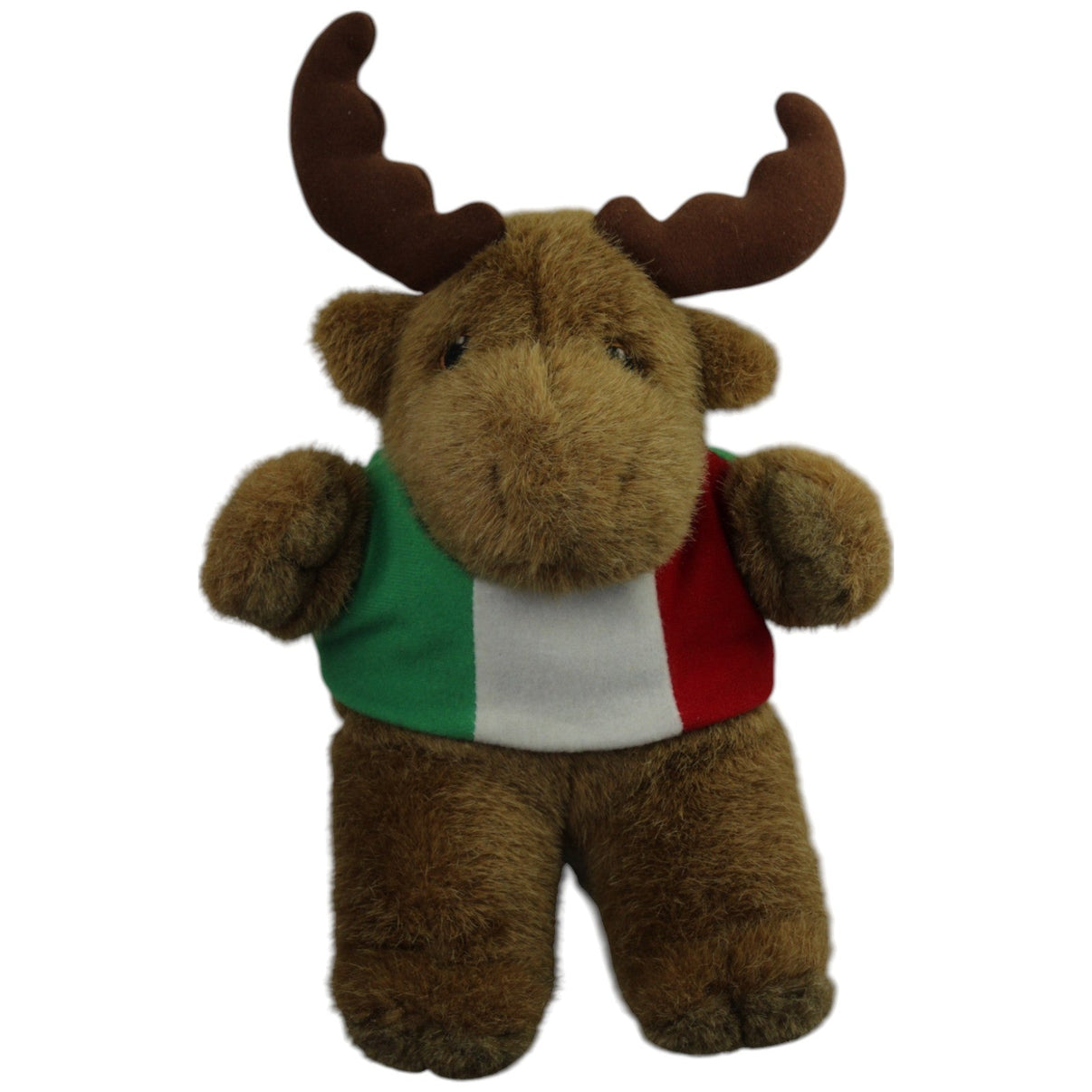 123000015285 IKEA Elch, DRAGBY mit Italien Shirt Kuscheltier Kumpel Leo Gebraucht