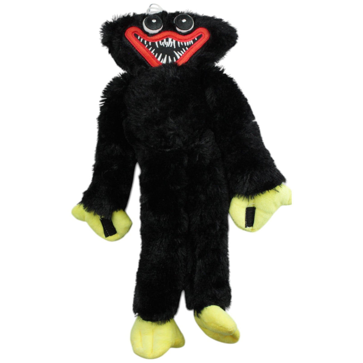 123000015392 Unbekannt XL Monster mit Saugnapf aus Videospiel mit Klett - Händen, schwarz Plüschfigur Kumpel Leo Gebraucht