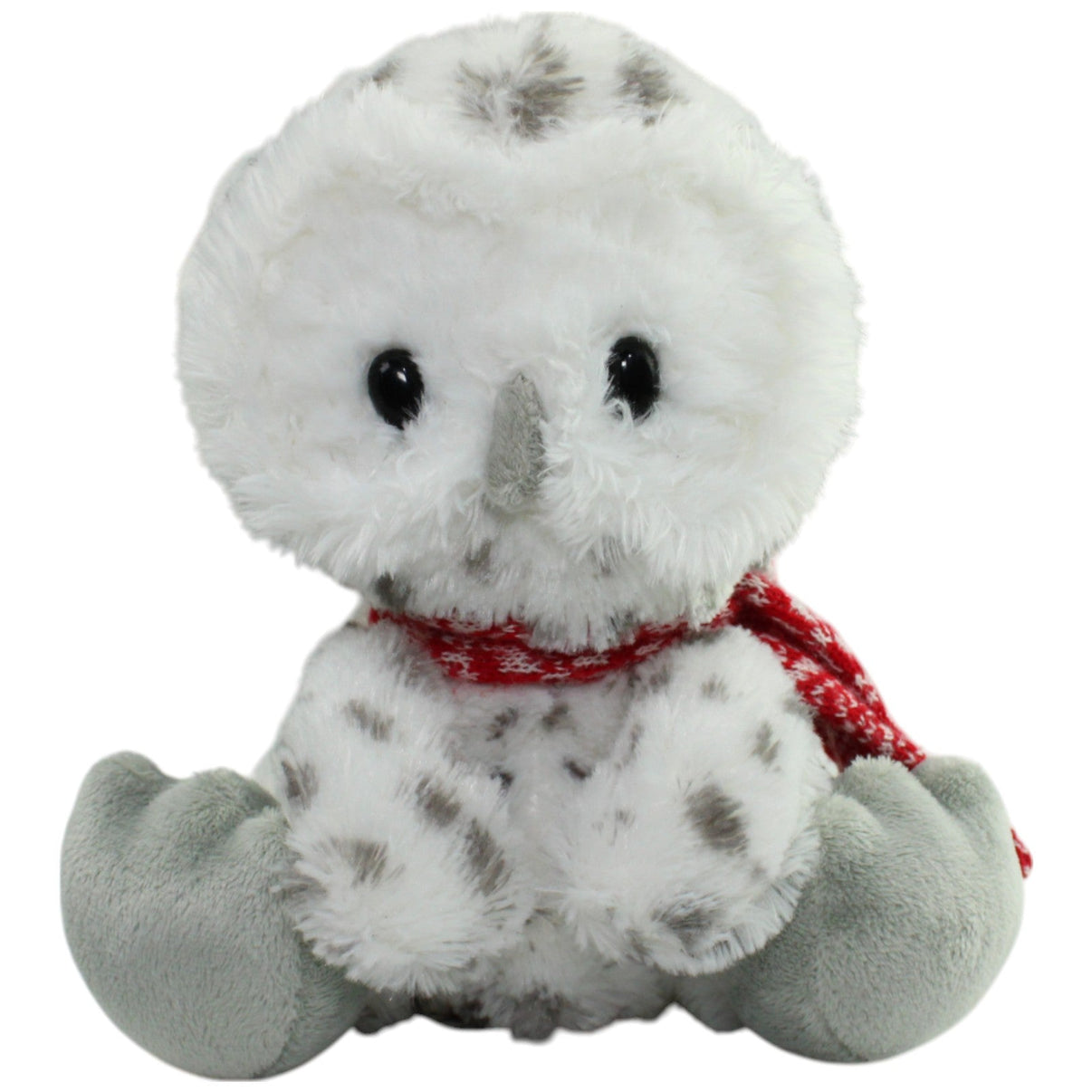 123000015648 Aurora Schneeeule mit rotem Schal Kuscheltier Kumpel Leo Gebraucht Vogel