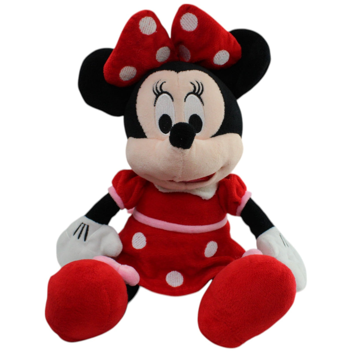 123000015680 Unbekannt Disney Minnie Maus im roten Kleid Kuscheltier Kumpel Leo Gebraucht