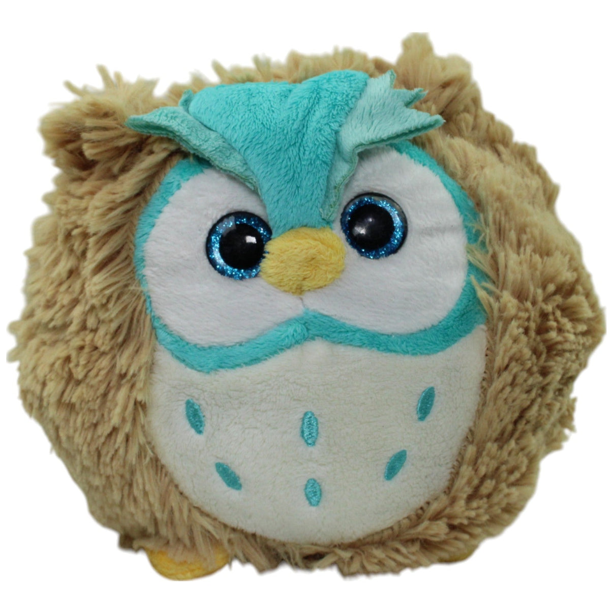 123000015815 Unbekannt Süße Eule mit Glitzer Augen Kuscheltier Kumpel Leo Gebraucht Vogel