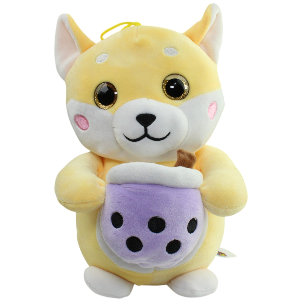 123000015981 Jafri Toys Squishy Hund mit Bubble Tea, gelb Kuscheltier Kumpel Leo Gebraucht Hund