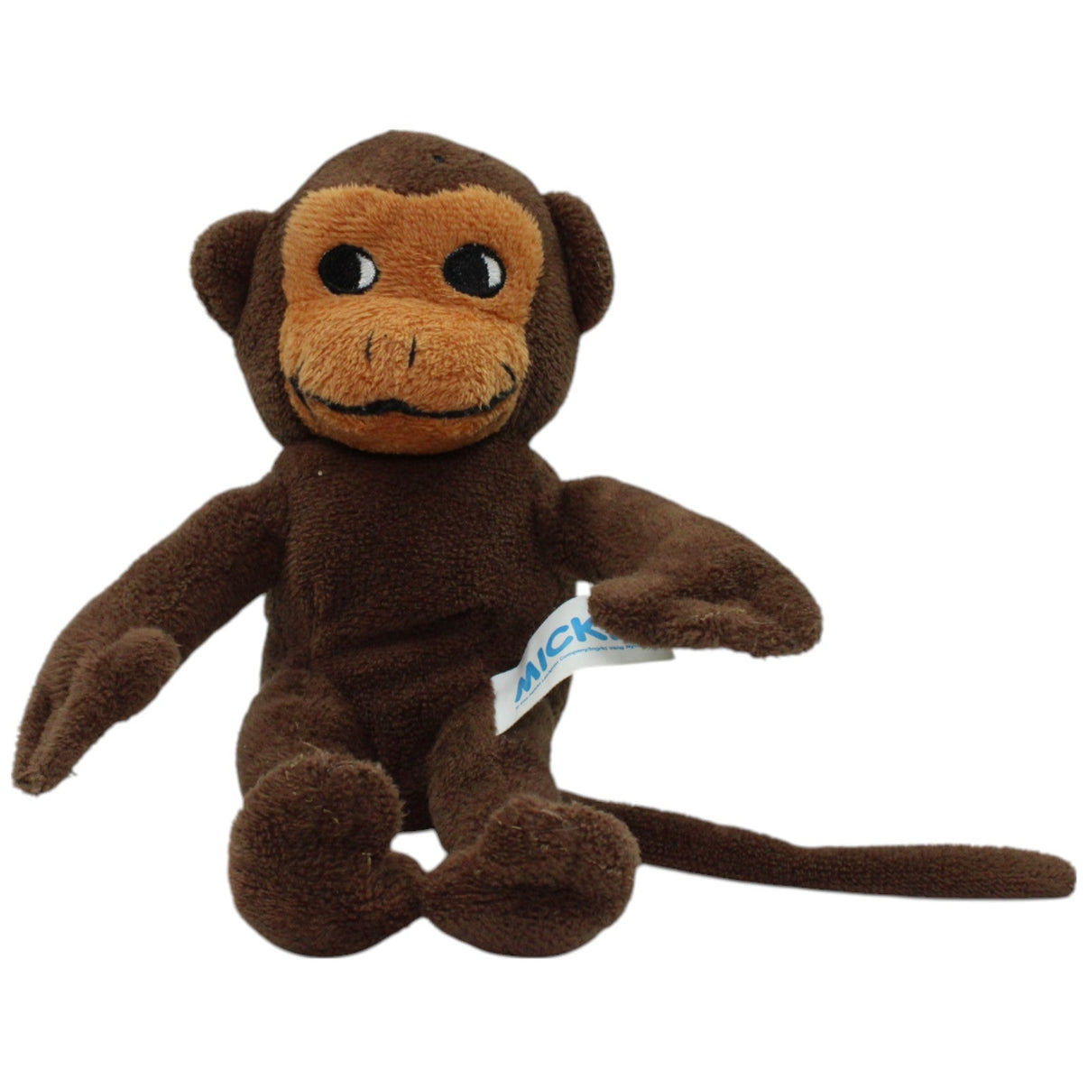 123000016273 Micki Leksaker Affe Herr Nilsson (ohne Kleidung) aus Pippi Langstrumpf Kuscheltier Kumpel Leo Gebraucht