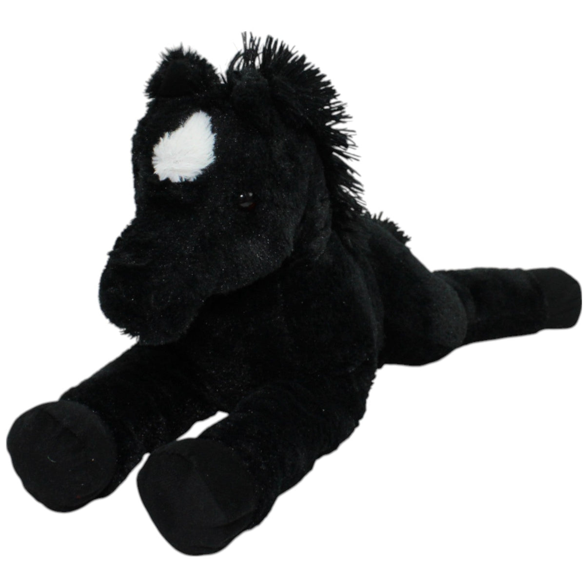 123000016329 TEDI Kuschel - Freunde, XL schwarzes Pferd liegend Kuscheltier Kumpel Leo Gebraucht